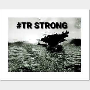 USS Theodore Roosevelt CVN71 TR Strong Posters and Art